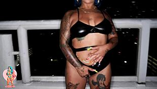 Latina's intense outdoor fucking