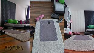 Feel The Sensuality Of My Latina Ass Shaking In Naked Workout