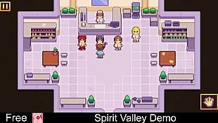 exploring the spirit valley game demo in a casual anime adventure