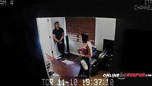 Hidden cam reveals pleasure unleashed in rough sex session