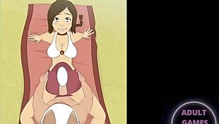 Ty lee from avatar in hentai style.