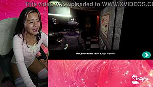 OMG! Big Tiddy Bitch Chiku Hunts Me in Fap Nights at Frennis Exotiqfox FNAF Hentai Game Part 3!