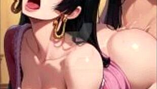 hentai hancock compilation from one piece with big tits