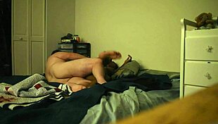 Homemade ebony girlfriend gets doggystyle ass fucking in bedroom