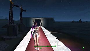 fallout 4 meets cyberpunk 2077 in sexy fashion hentai