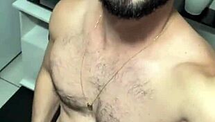 Brazilian Bodybuilder's First Time Casting at Home