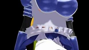 Anime babe Maxine Helena Price submits to BBC with wild squirting