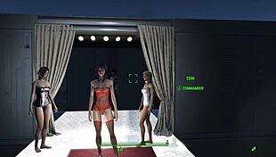 fallout 4 meets cyberpunk 2077 in sexy fashion hentai