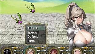 Formando um grupo com tr�s garotas muito gostosas e virgens - big-breasted adventurer cuckold harem rpg - parte 1