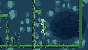 In flower fairy part 7, the scenes depict erotic playthrough with anime characters in hentai style