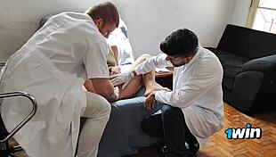 Gay Blowjob at Gynecologist