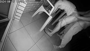 I fucked my friend's wife in the ass outdoors and came in her mouth