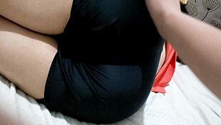 New gym girl in mini shorts