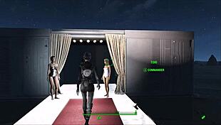 fallout 4 meets cyberpunk 2077 in sexy fashion hentai