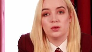 British student teases with upskirt joi