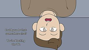 Step mom gets bold assfucking in animated chore day 2 scene