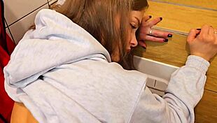 Fucked Married Bride Hard In Restaurant Bathroom With Cumshot