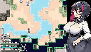 Bold adventure in Rignetta's H-game gameplay.