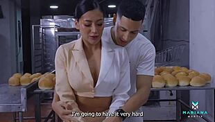 Baker fills ass with cum