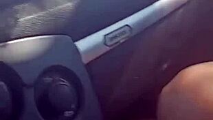 Latina MILF Fucks In Public Car