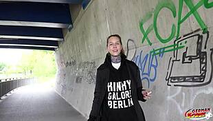 i picked up crazy german tattoo model lisa rocketcock for casting fuck