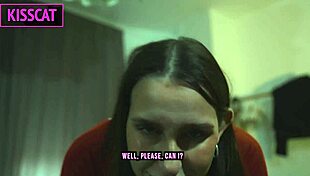 step mom shares bed after scary movie and seduces stepson to fuck till creampie