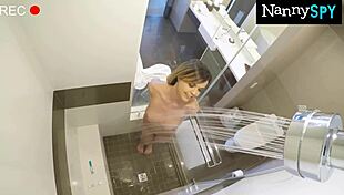 Desperate nanny turns into boss cum slut after getting caught masturbating