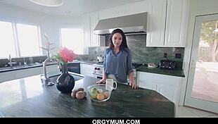 Hot Milf's Big Tits Grabbed Hard by Step-Son in Wild Scene