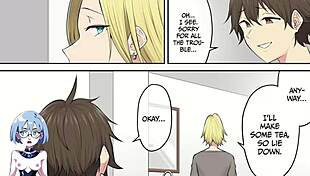 imaizumi's house is where gals gather for dating and anime fun in this hentai game