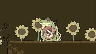 In flower fairy part 7, the scenes depict erotic playthrough with anime characters in hentai style