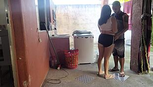 my wife left and the maid couldn’t resist my hard dick, oops