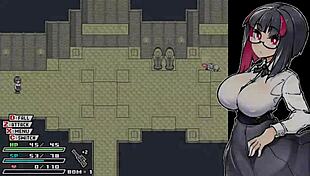 Bold adventure in Rignetta's H-game gameplay.