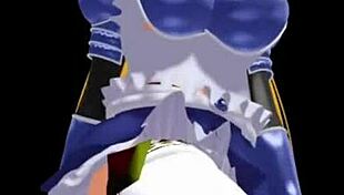 Anime babe Maxine Helena Price submits to BBC with wild squirting