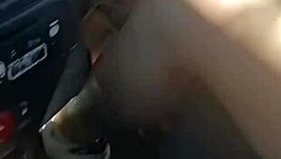 Latina MILF Fucks In Public Car