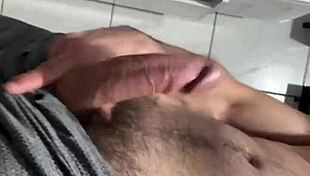 Brazilian Bodybuilder's First Time Casting at Home