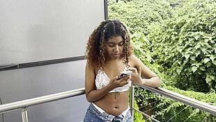 alone at home, i play with two dildos in both holes