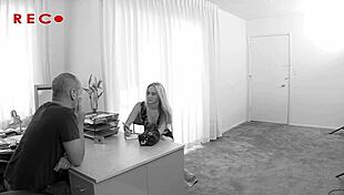 tiny blonde kendi teasing with a massive white dick