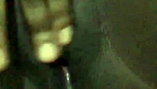 black woman enjoys wet pussy solo masturbation at home