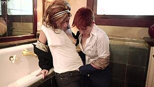 proxy paige, lily cade, and nikki hearts eat ass in lesbian threesome