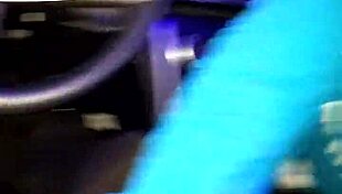 She moans during interracial blowjob and deepthroat session