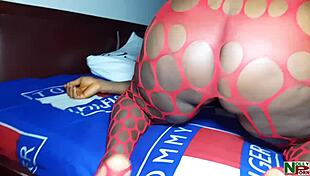 Ebony Amateur Bent Over Doggystyle