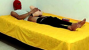 Doll gets pounded hard by a single man craving action after days without a fuck