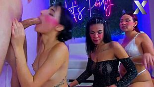 Omg throat and ass destroyed by his friend