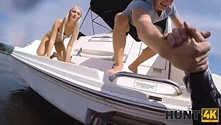 Blonde Slut Hunts for Cash Sex on Boat