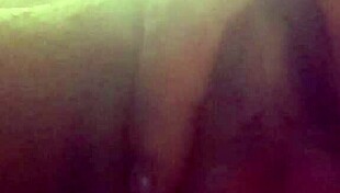 Pretty ebony solo girl reveals her big clit in close up while fingering and masturbating her black pussy.