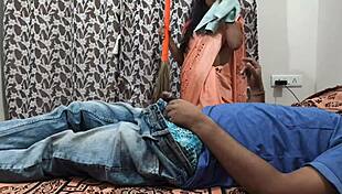 Desi Girl Overwhelmed by Owner's Hard Fucking in Mumbai