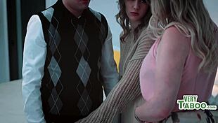 Christian family gives in to taboo lust and group sex