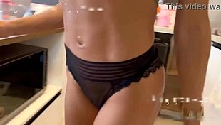 I brought the gym personal home and sat nicely on his dick in the dorm with lingerie and boots