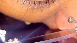 Swallowing Milk From Big Tits