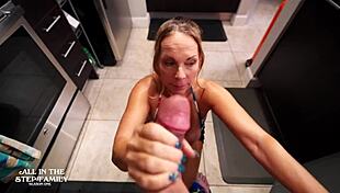 Step Mom Licks Frosting And More In Family Scenes With Kymber Leigh